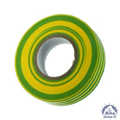 Лента изоляционная ПВХ (Полимерпак) 20 мм желто-зеленая купить  в Перми