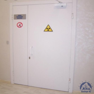 Рентгенозащитная алюминиевая дверь 1070х2080-1 мм купить  в Перми